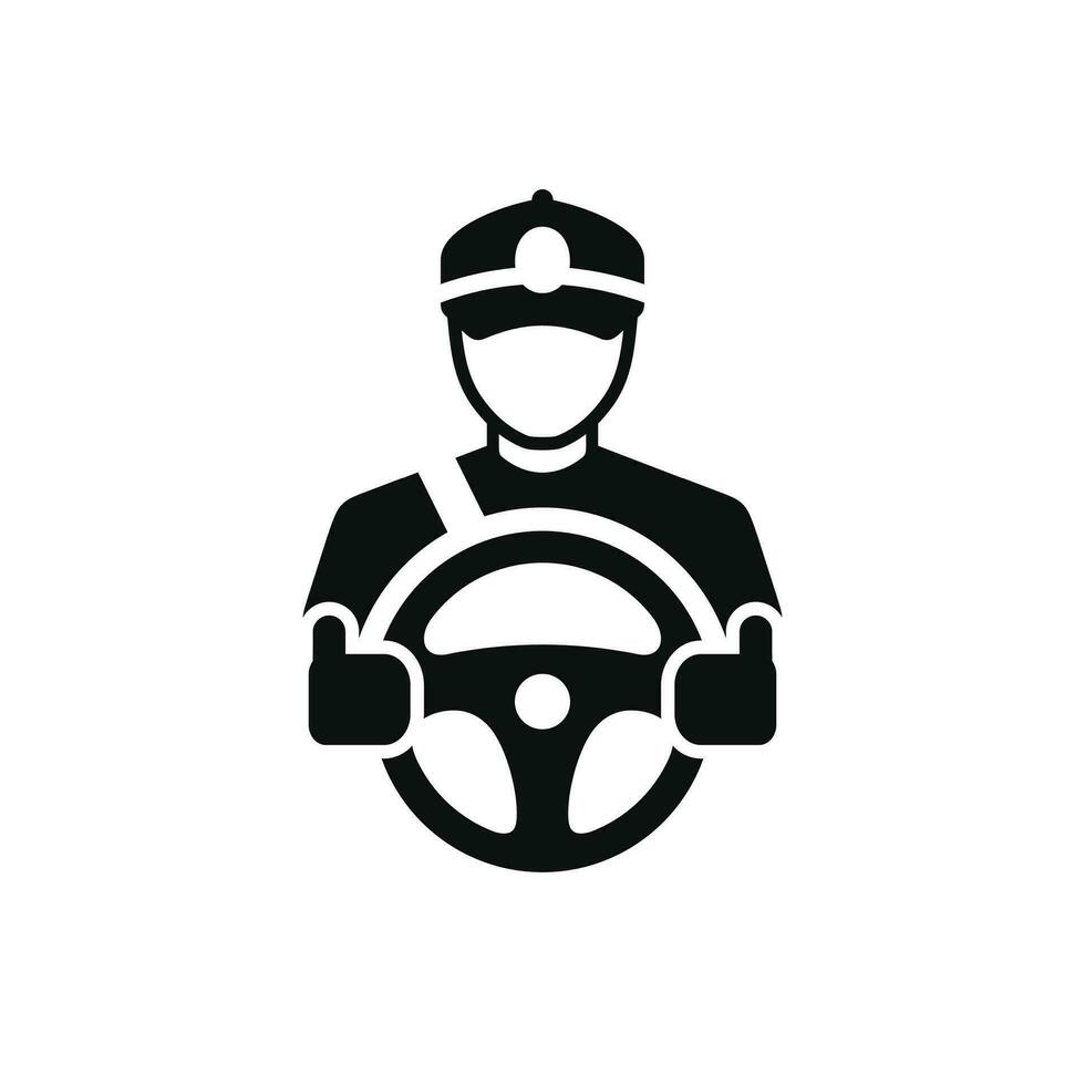 Professional driver icon