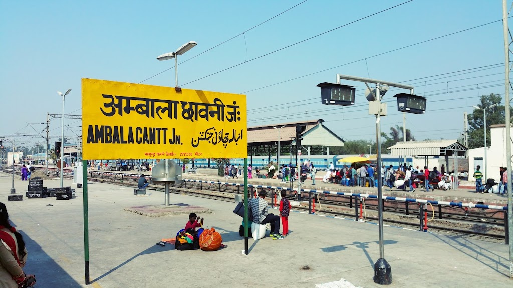 Ambala Cantt railway station Haryana taxi drop point